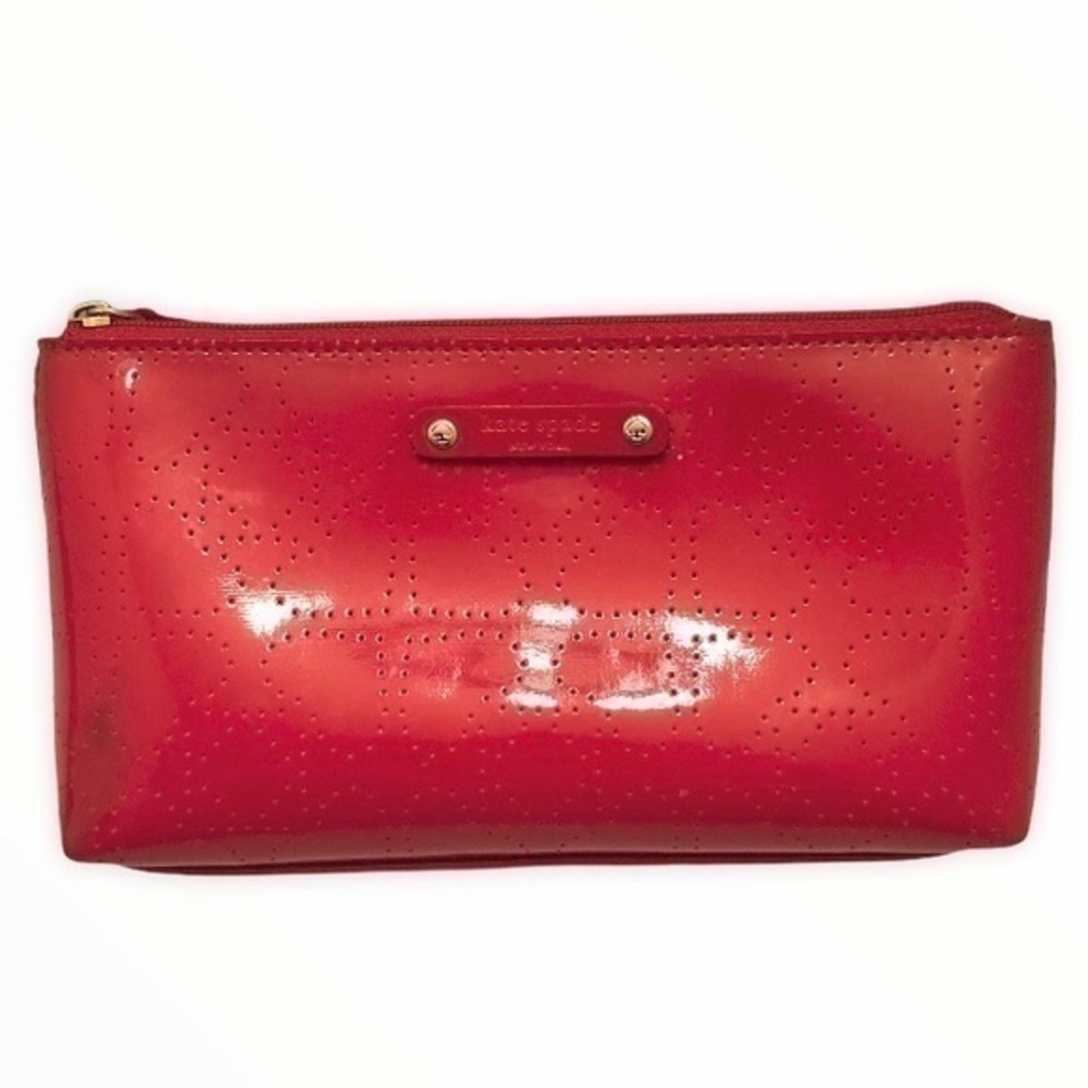 Kate spade red cosmetic case